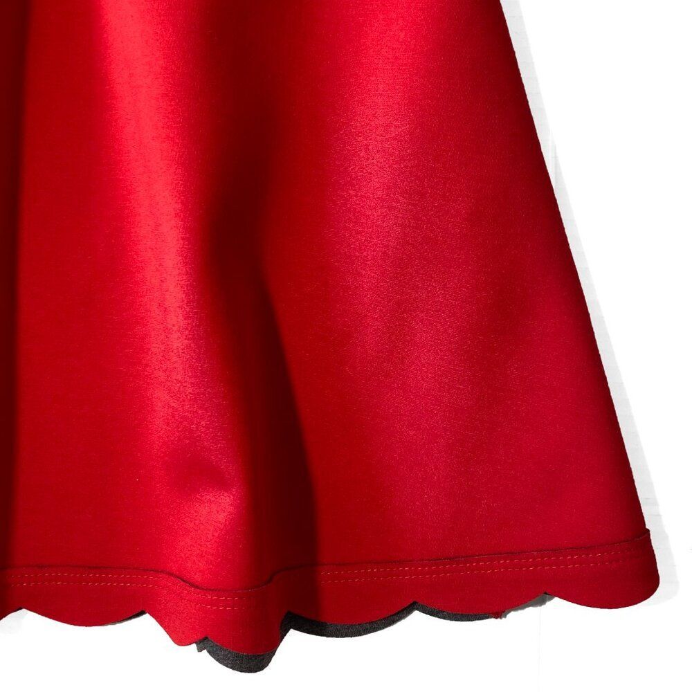 Betsey Johnson Scalloped Fit Flare Scuba Dress - Picture 6 of 9